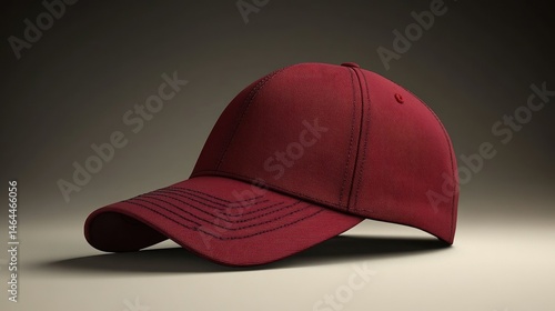 Wallpaper Mural Burgundy baseball cap, angled view Torontodigital.ca