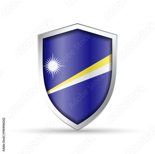 Marshall Islands Flag Glossy Shield Icon Free Download Marshall Islands Flag Glossy Shield Icon - GFXLoad