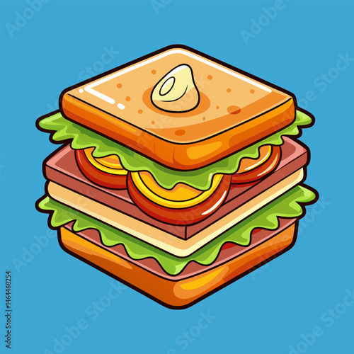 A mouthwatering club sandwich with layers of deliciousness. Perfect for lunch or dinner!