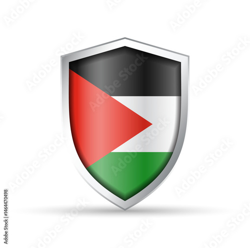 Palestine Flag Glossy Shield Icon Free Download Palestine Flag Glossy Shield Icon - GFXLoad