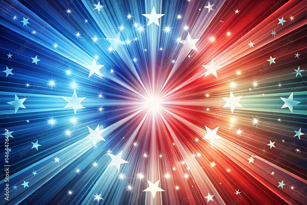 Futuristic Glowing Red White Blue Gradient Futuristic Glowing Red White Blue Gradient