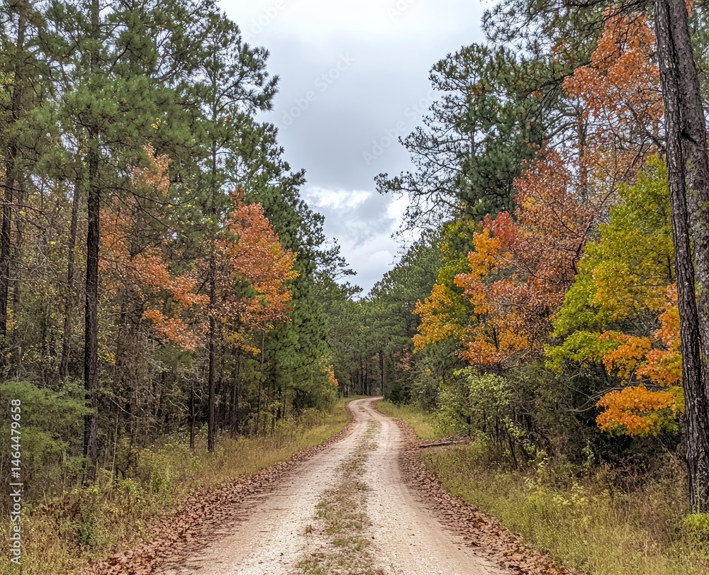 Fototapeta premium Autumnal Forest Trail