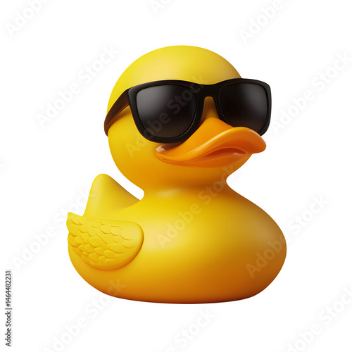 Rubber duck with sunglasses, Rubber Duck with Sunglasses – Fun and Playful Bath Toy with Summer Vibes