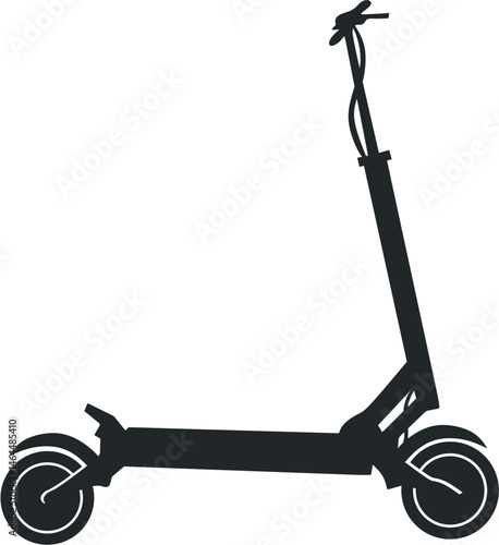 Obraz na płótnie electric scooter - vector, ecological means of transport w salonie