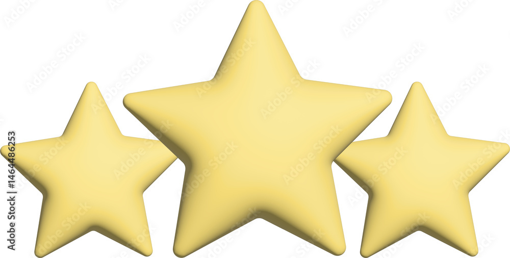 Fototapeta premium 3d render of golden star