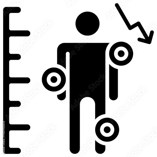 Impairment Rating glyph icon