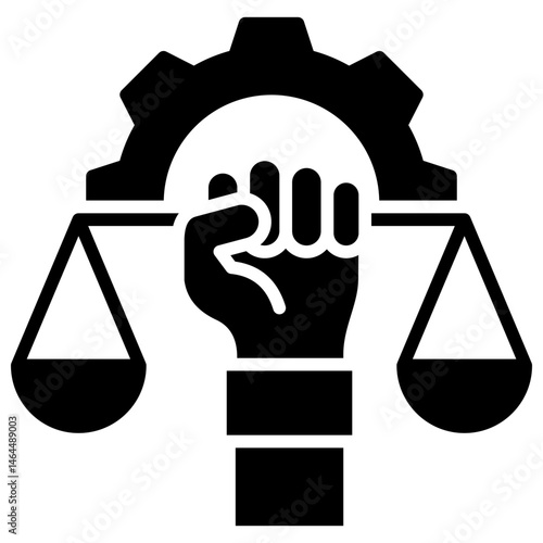 Employee Rights glyph icon