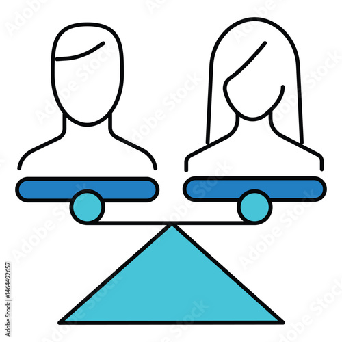 Legal Compliance Divorce vector Icon design for Justice System