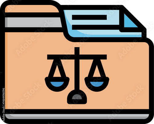 evidence illustration on a white background    