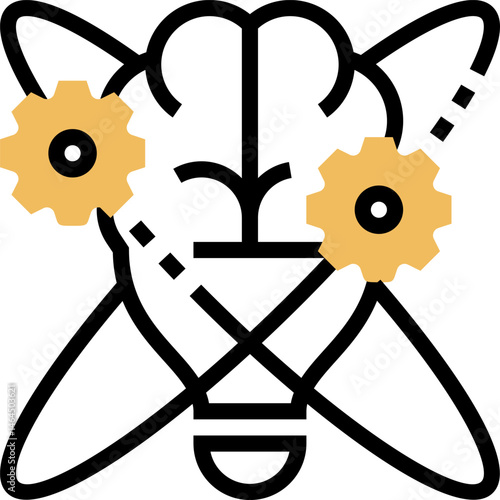 innovation illustration on a white background    