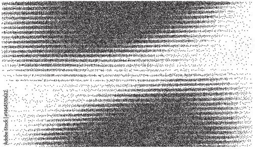 Visual representation of stipple texture with VHS overlay creates a unique aesthetic experience reminiscent of vintage media styles