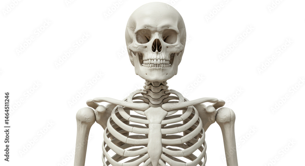 Isolated Human Skeleton Isolated Human Skeleton