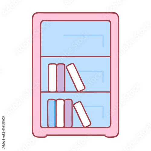 Wall Mounted Bookshelf Icon Nursery Furniture Storage Transparent Background