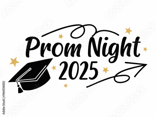 vector illustration of a prom 2025 background