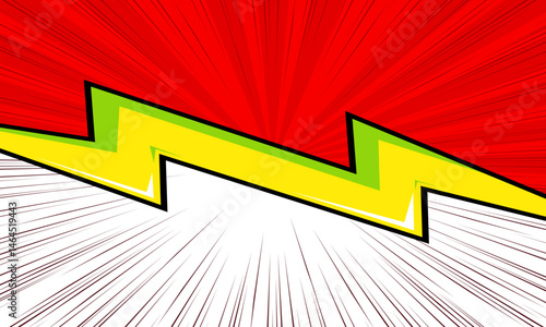 Vector Retro Comic versus Background Effect