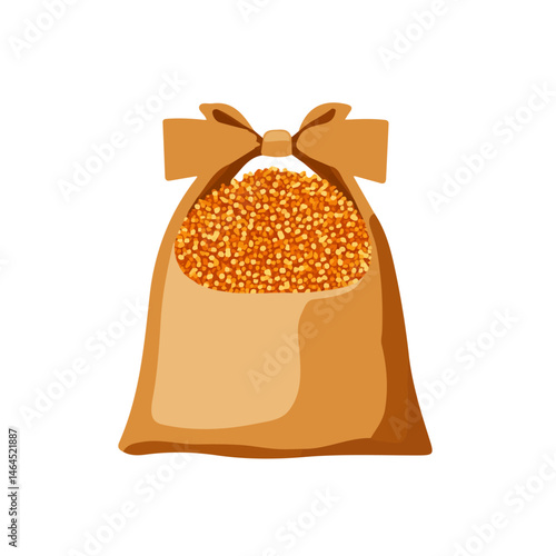 2D flat Animal Feed vector illustration, isolated on a white background.