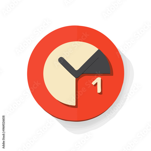 2D flat vector illustration of Inflation Rate, isolated on a white background.