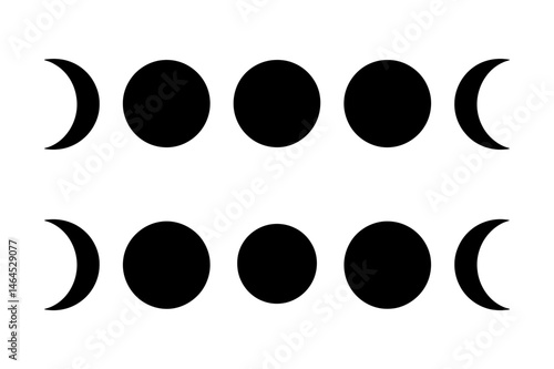 Moon phases cycle lunar astrology celestial phases