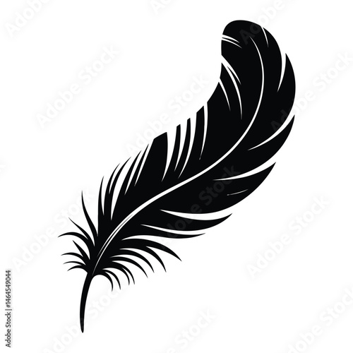 Art Deco Father Silhouette, Vector, Illustration, Icon, Logo, White Background.