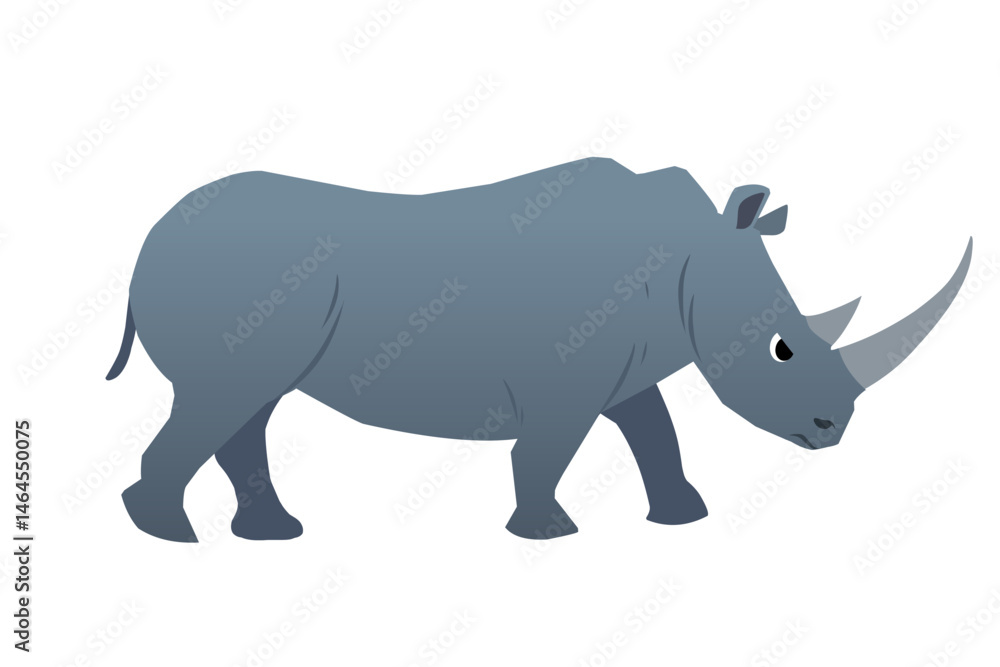 Add a touch of wilderness to your projects with this simple yet cool looking rhino vector graphic. Add a touch of wilderness to your projects with this simple yet cool looking rhino vector graphic.