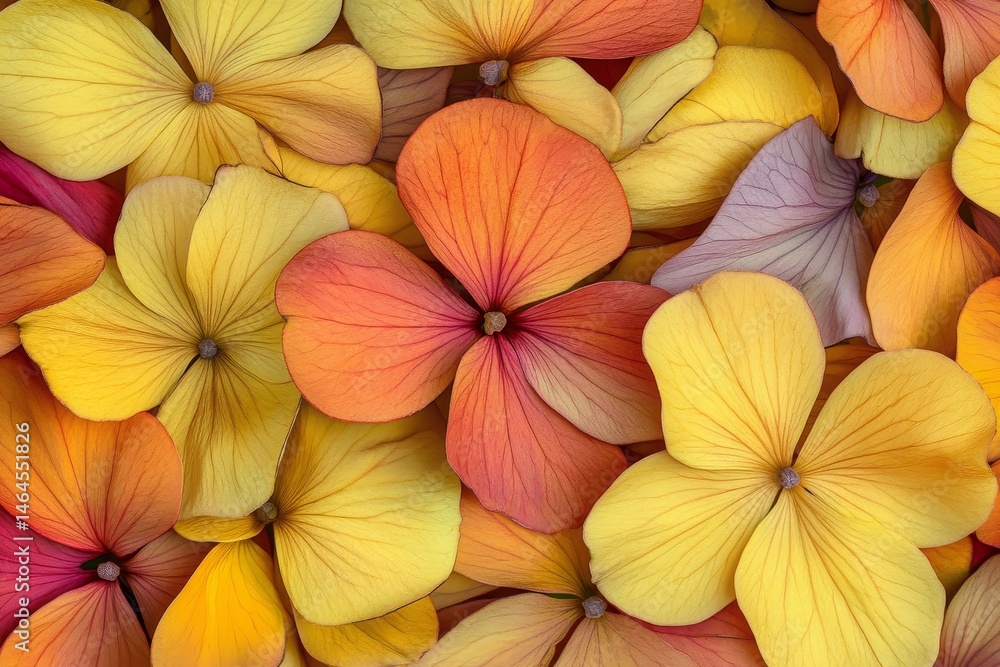 Vibrant flower petals in a colorful, close-up display. Vibrant flower petals in a colorful, close-up display.