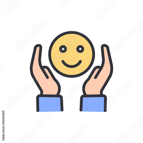Embracing happiness, conveying the importance of well being and mental health