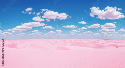Abstract pastel sky and pink horizon background