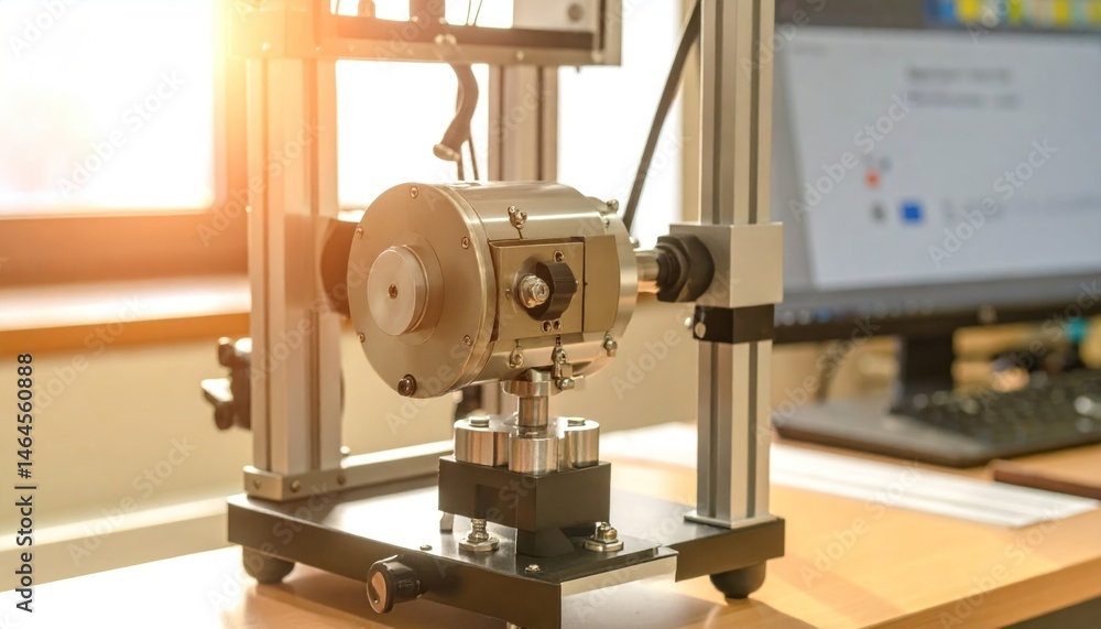 Fototapeta premium Machine Device Testing Lab Experiment