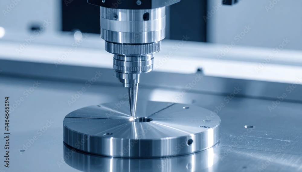 Cmm Machine Probing Round Part Cmm Machine Probing Round Part