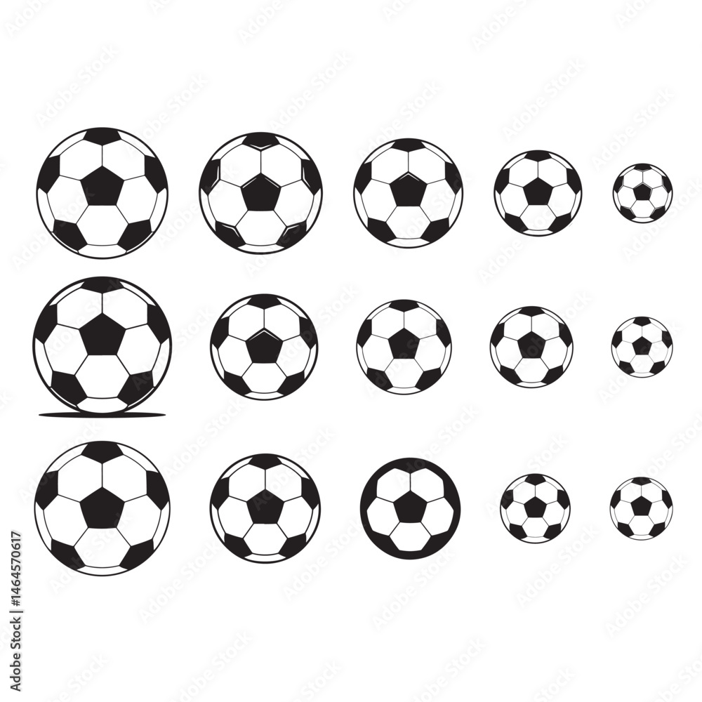 A silhouette of football Icon vector on a white background A silhouette of football Icon vector on a white background