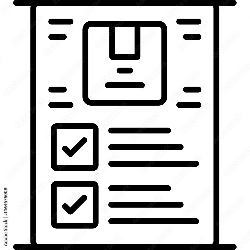 Bill List Icon Vector Element Bill List Icon Vector Element
