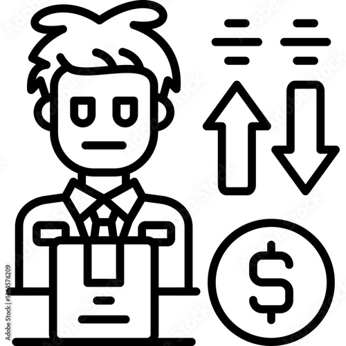 Cash On Delivery Icon Vector Element