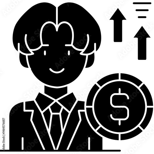 Earning Icon Vector Element