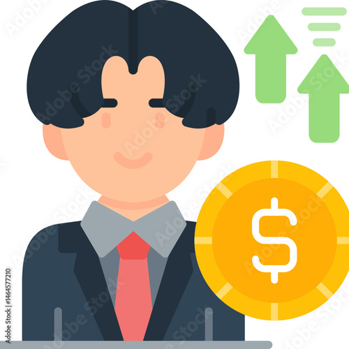 Earning Icon Vector Element