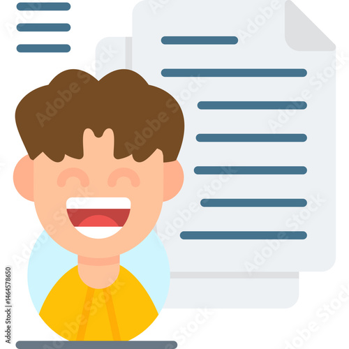 Assignment Icon Vector Element