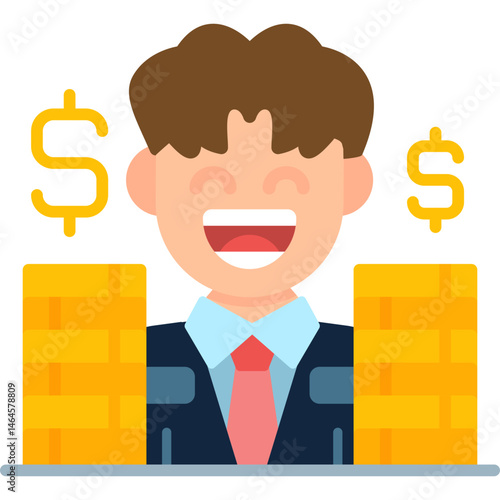 Funds Icon Vector Element