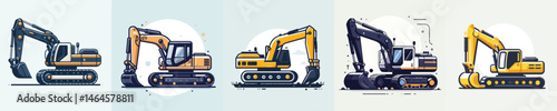 Excavator vector for project purposes
