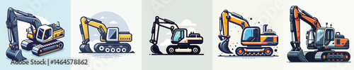 Excavator vector for project purposes