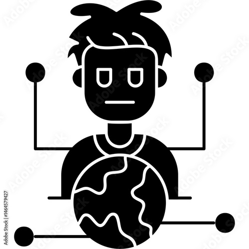Outsourcing Icon Vector Element