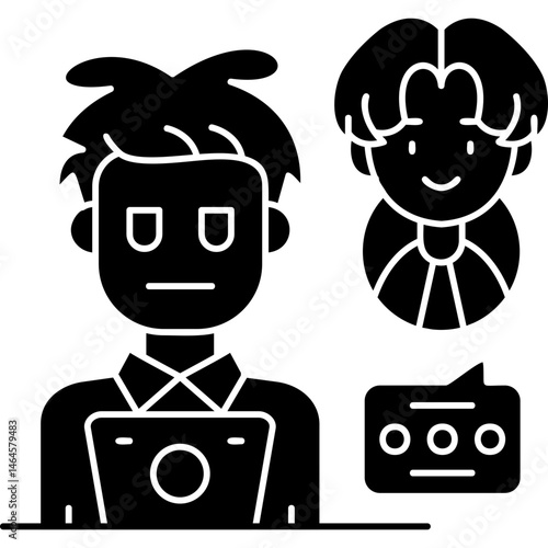 Talk Icon Vector Element