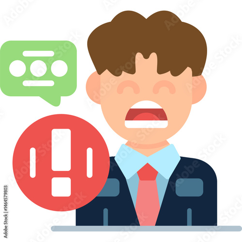 Complaint Icon Vector Element