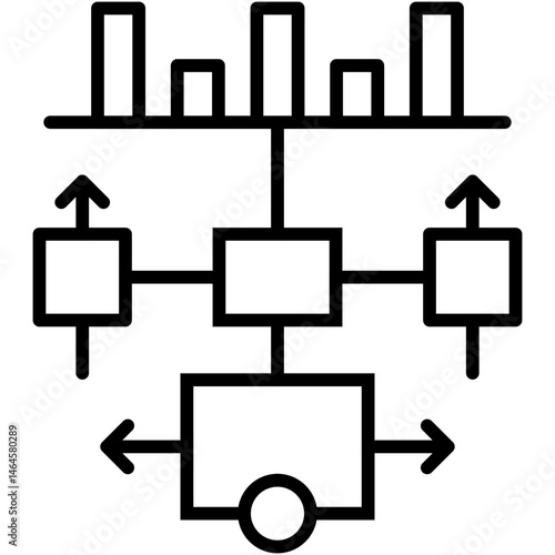 Analytics Icon Vector Element