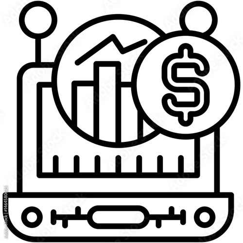 Analytics Icon Vector Element