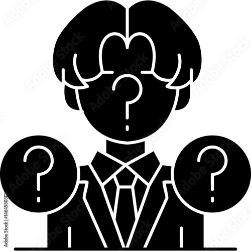 Anonymity Icon Vector Element