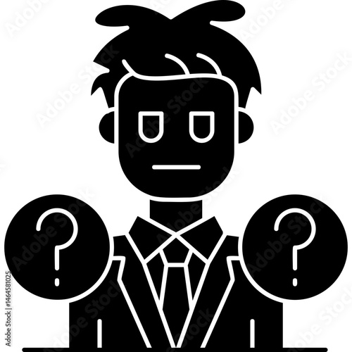 Anonymity Icon Vector Element