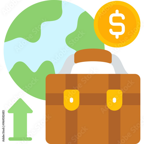 Worldwide Icon Vector Element