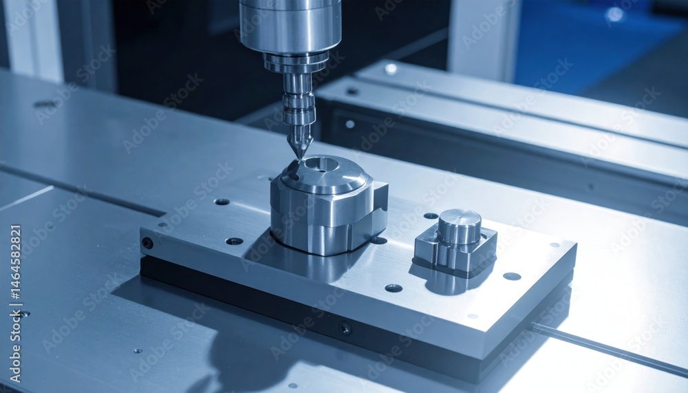 Metal Part Measurement in Manufacturing Process Metal Part Measurement in Manufacturing Process