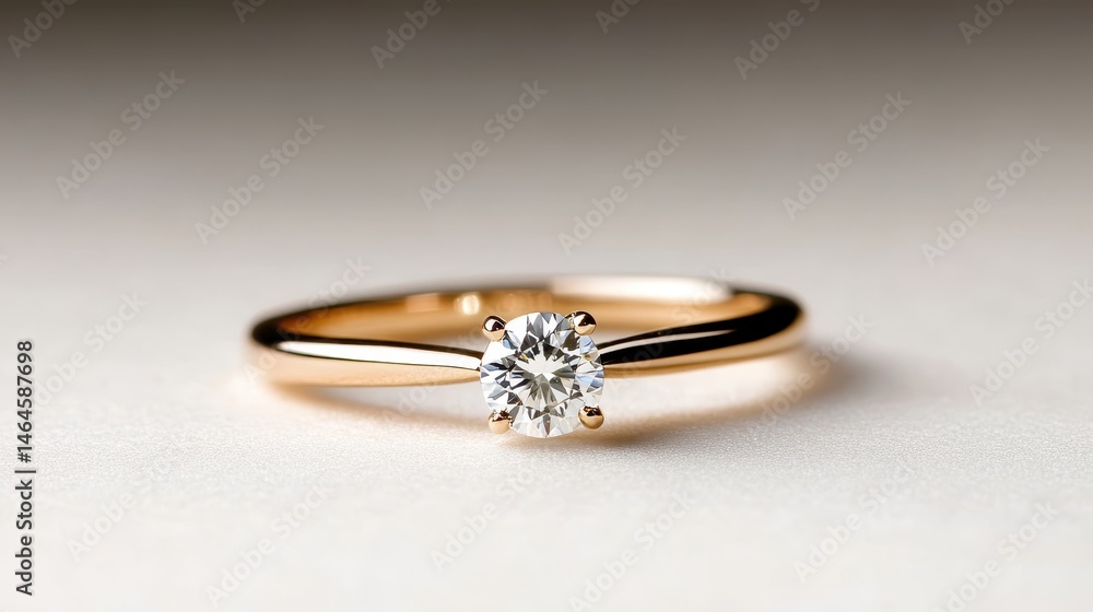 This stunning engagement ring features a brilliant diamond set in a delicate gold band, symbolizing love and commitment, perfect for capturing special moments. This stunning engagement ring features a brilliant diamond set in a delicate gold band, symbolizing love and commitment, perfect for capturing special moments.