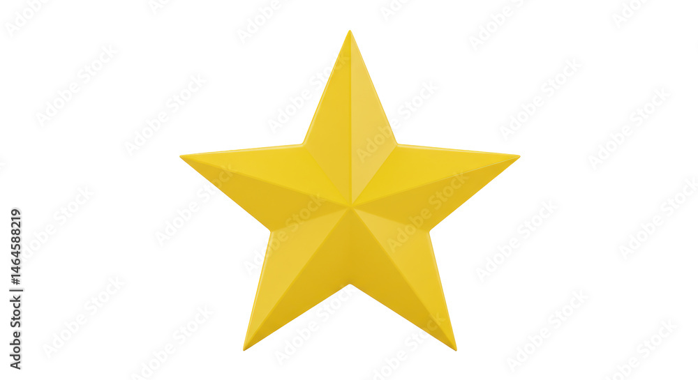 Obraz premium Isolated Star Shape