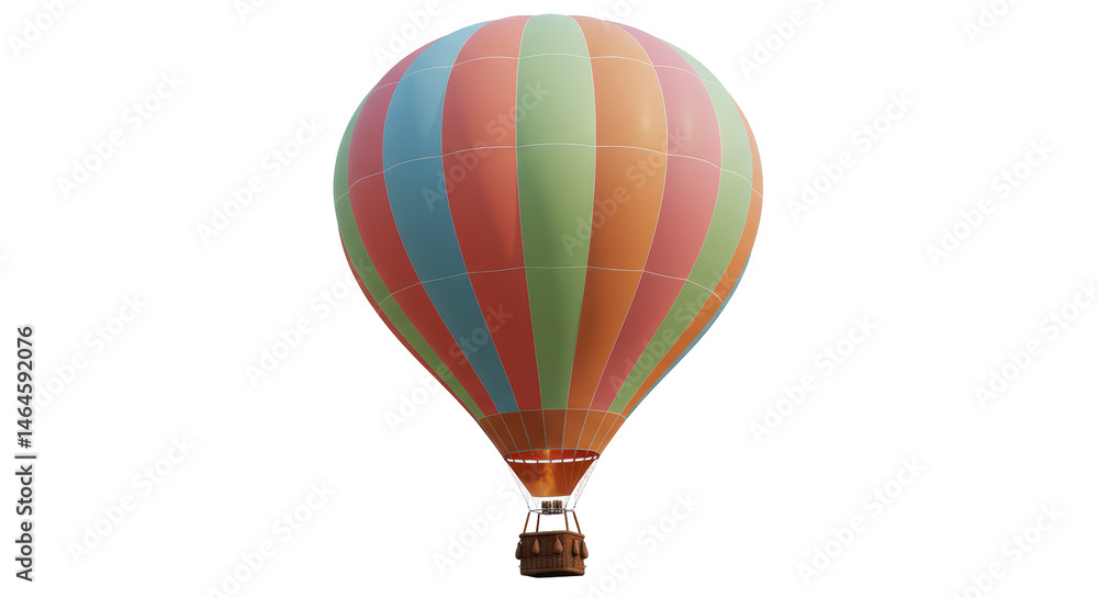 Fototapeta premium Isolated Hot Air Balloon
